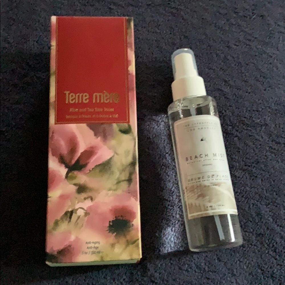 NWT Terre Mere Toner & Lyfestyle Co Beach Mist